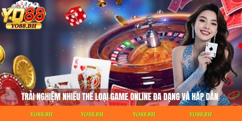 Trải nghiệm nhiều thể loại game online đa dạng và hấp dẫn